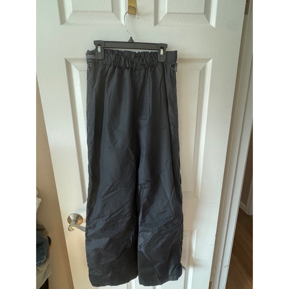 Columbia Womens Black Snow Pants Full Side Zip Insulated XL8042 Ski Size S - Picture 3 of 9